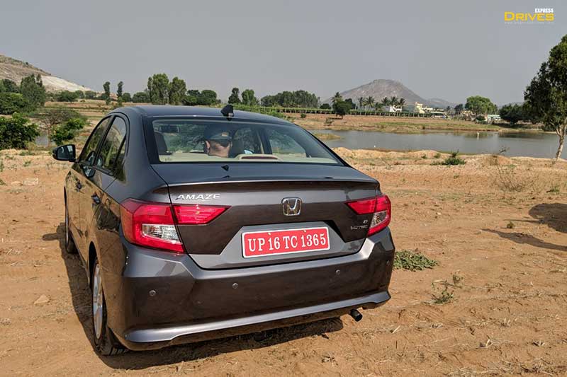 At the rear, the car gets new tail lamps as well that seem to bear resemblance with the units that come on the Honda WR-V. However, the units look like they have been fitted in an inverted fashion.