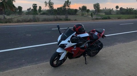 TVS Apache RR 310 that has grown into a BMW S1000RR! More on the visual transformation of this bike