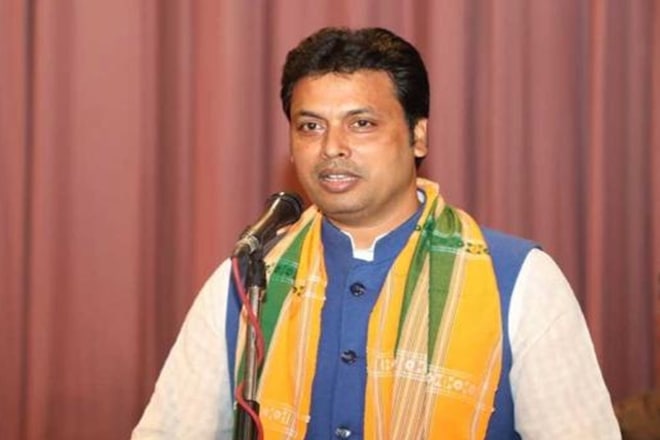 Biplab Deb, Mamata Banerjee, BJP, Congress, Tripura Assembly elections, Trinamool Congress Biplab Deb, Mamata Banerjee, BJP, Congress, Tripura Assembly elections, Trinamool Congress