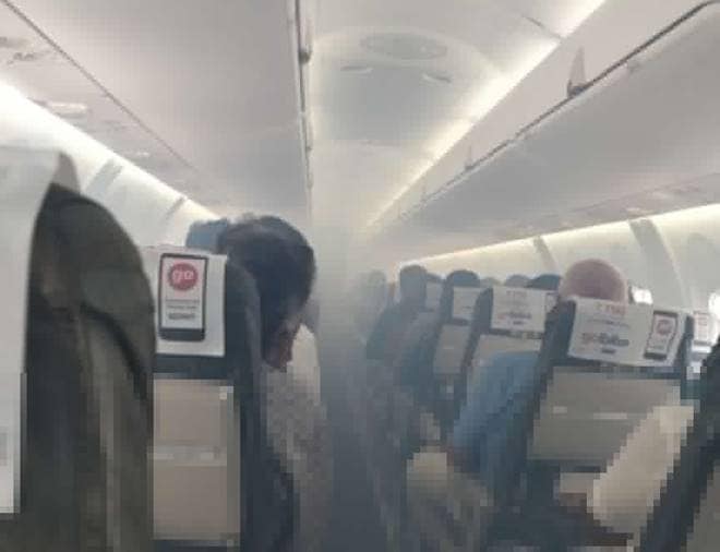 The Spicejet flight which was headed to Bengaluru and flew from Coimbatore. The Spicejet flight which was headed to Bengaluru and flew from Coimbatore.