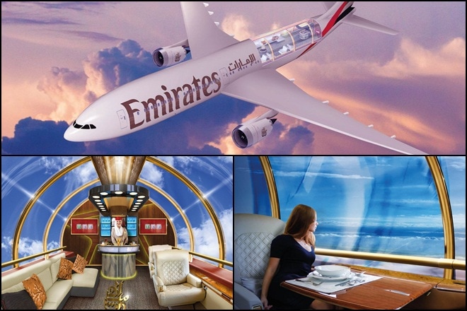 Dubai-based Emirates had 'SkyLounge' that would have allowed flyers can enjoy the entire sky, thanks to transparent walls and ceilings. But there is a catch!