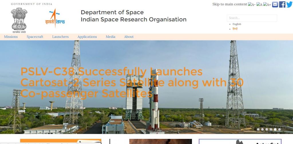 ISRO LAUNCHES PSLV-C41/IRNSS-1I SATELLITE