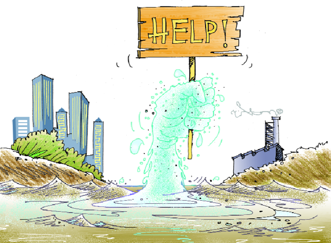 The rejuvenation of Kaikondrahalli lake in Bengaluru shows the power of urban collective action and the effectiveness of partnering with the government. Illustration: Rohnit Phore