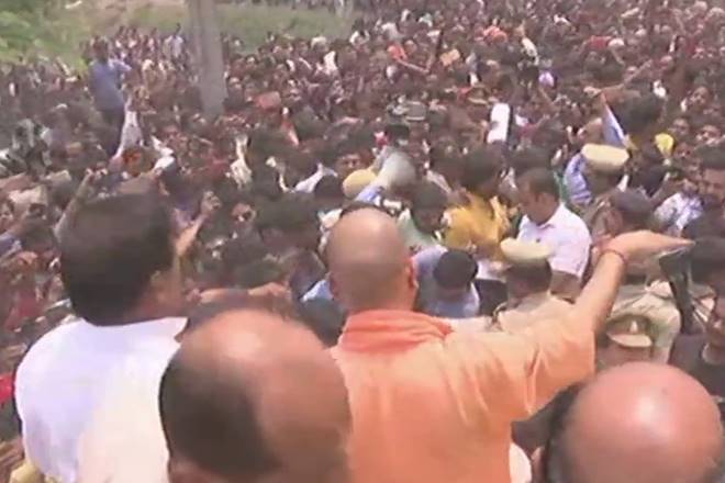 Kushinagar accident, Yogi Adityanath, van train accident, van railway accident kushinagar, kushinagar accident adityanath, adityanath kushinagar accident