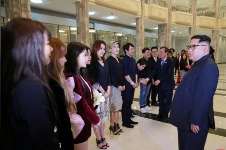 North Korea, Kim Jong Un, Ri Sol Ju, South Korean, K-pop stars, Pyongyang