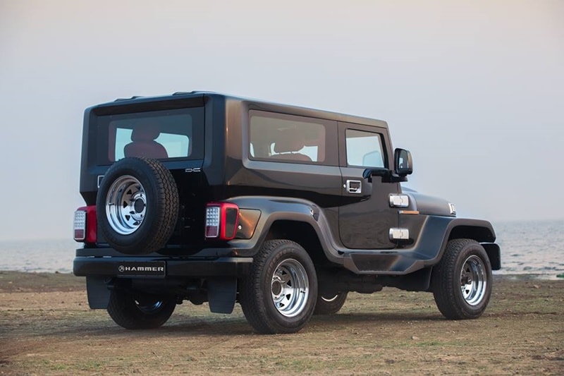 One of these good ones is this Mahindra Thar 'Hammer'. Trust us, the last Thar rendition DC Design came up with years ago was, well, not exactly what you'd want to be seen in. You'll agree by the last slide.