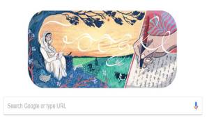 mahadevi varma, google doodle, google doodle honours mahadevi varma