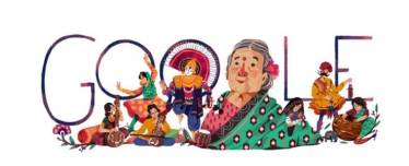 Google Doodle, Kamaladevi Chattopadhyay , google, google doodle honours Kamaladevi Chattopadhyay