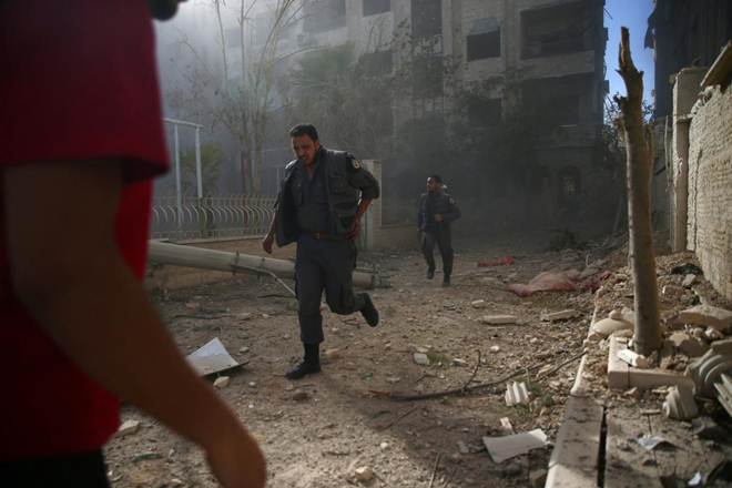 Syria's government has reached an agreement for rebels to leave their battered holdout of Douma for an opposition-held town in the country's north, state media reported today.