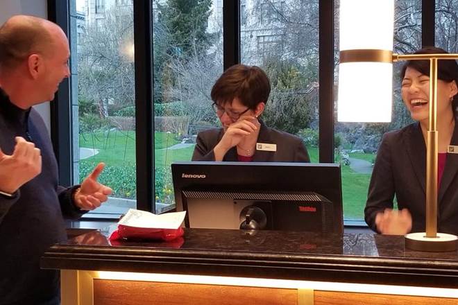 Nick Burchill, worst hotel guest ever, Fairmont Empress, 40 seagulls, British Columbia, canada, pepperoni pizza, world news Nick Burchill, worst hotel guest ever, Fairmont Empress, 40 seagulls, British Columbia, canada, pepperoni pizza, world news