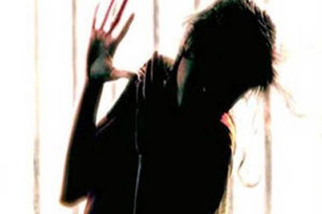 A 14-year-old girl was allegedly molested on a running train by a 33-year-old passenger today, police said.