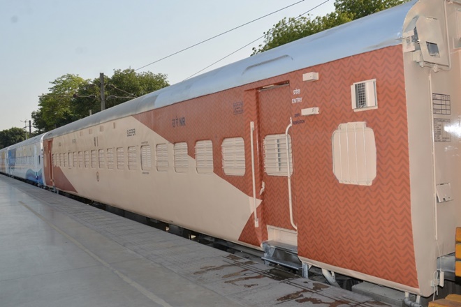Indian Railways is introducing new colour scheme for sleeper coaches Indian Railways is introducing new colour scheme for sleeper coaches