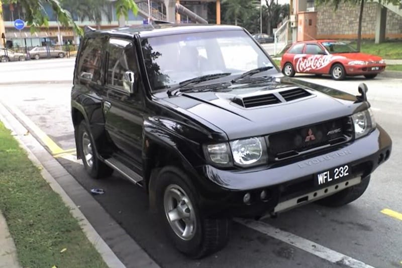 Custom Mitsubishi Pajero Turbo: The one thing that is weird and fascinating about this SUV is the Batmobile custom built rear half of the vehicle, and then there is the overloaded roof rack. Jackie Chan insisted that a dirt bike should be able to be mounted at the back. When this featured in a film, Chan turns his Pajero into a boat and goes fishing in it. (Image for representational purpose: zerotohundred)
