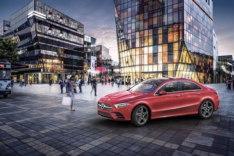 Mercedes-Benz A-Class L saloon unveiled at Auto China 2018: Will take on the Audi A3