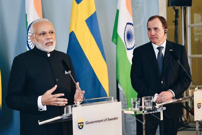 Issuing a joint press statement with Lofven, Modi said the two prime ministers focused on how Sweden can help India in its development journey. 