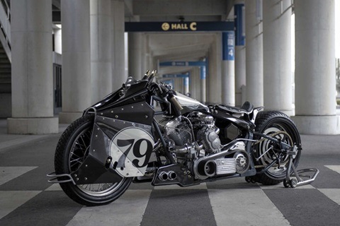 Modified Harley-Davidson: Heritage Softail ‘Monster’ does justice to its name with a mean look!