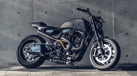Modified Harley-Davidson Forty-Eight as 'Raging Dagger'! Jaw