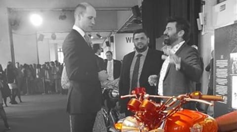 When two kinds of Royals come together: Prince William intrigued by Royal Enfield Interceptor 650