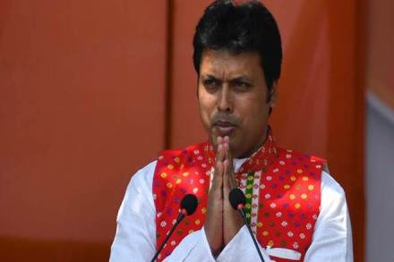 Karnataka election 2018, Biplab Deb, Amit Shah, Tripura CM, Biplab Deb campaign in karanataka, New Delhi, election campaign in karnataka
