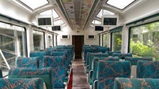 Kashmir to have Indian Railways glass ceiling vistadome coaches