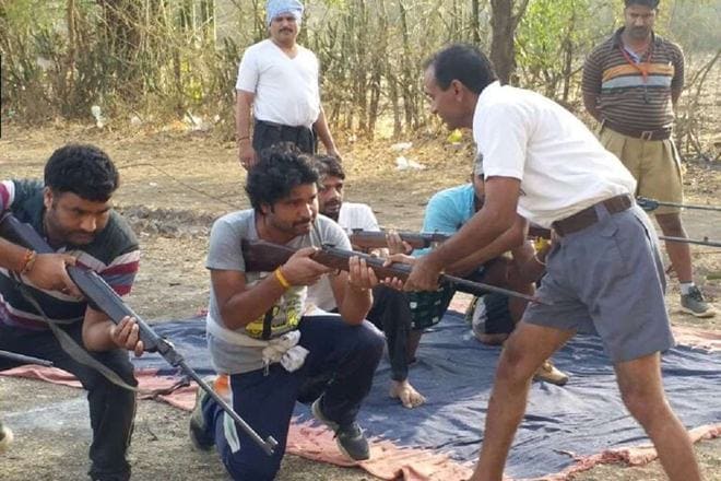 Bajrang Dal, Vishwa Hindu Parishad, VHP, arms training camp, Durga Vahini