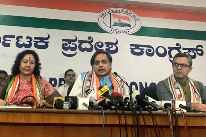 karnataka, karnataka election, karnataka election 2018, karnataka assembly election, shashi tharoor, shashi tharoor congress, karnataka congress, india news