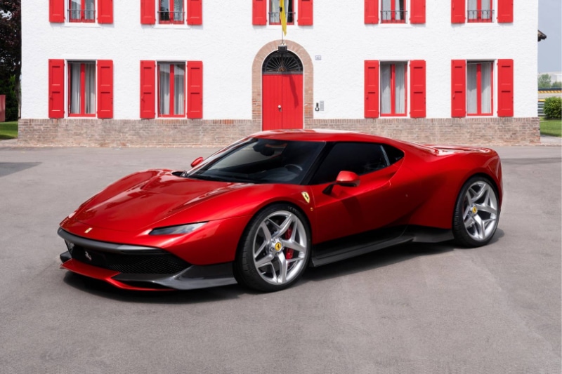 What you see when you look at the design of the SP38, is a drastic contrast from the 488 GTB that it was based on. All of which was done using parts that were already homologated so as to keep costs low and maintain the production timeline for this bespoke masterpiece.
