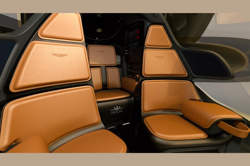 The interior is quintessentially Aston Martin – a luxurious mix of hand-stitched leather and high-performance carbon fibre, assembled without obstructing the panoramic sight-lines. A range of three Designer Specifications created by Aston Martin’s in-house design team demonstrate the breadth of expression available through considered combinations of colour and trim, each accentuating Project Neptune’s sporting, premium and maritime characteristics. Customisation and personalisation options will be available courtesy of Aston Martin’s bespoke service, Q by Aston Martin.