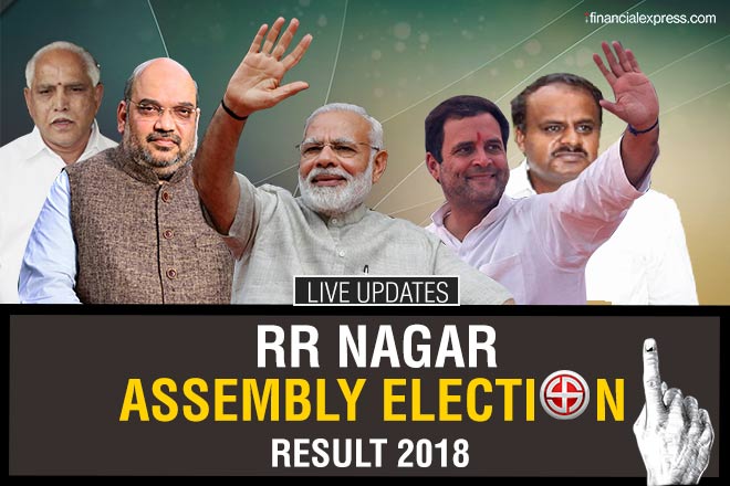 RR Nagar Assembly election result 2018 LIVE: The by election voting was held on May 28.