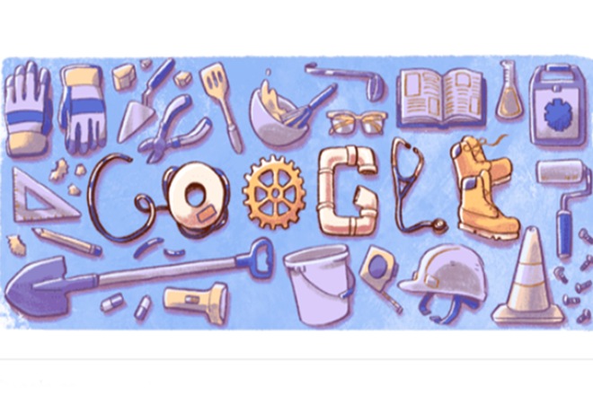 International Labour Day 2018, Labour Day 2018, Google Doodle, may day, may 2018, Labour Day
