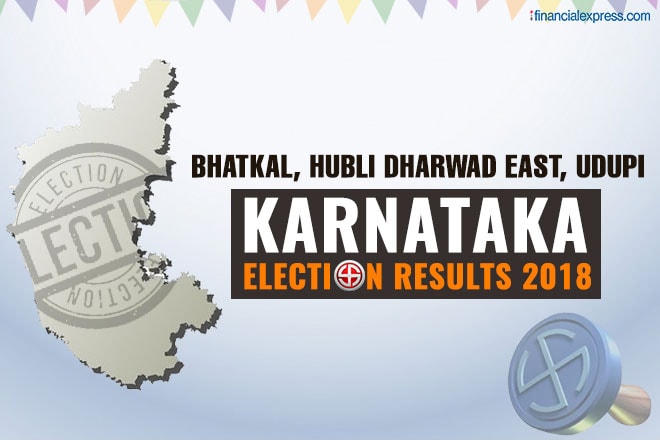 Bhatkal, Hubli Dharwad East, Udupi election results 2018 (Image: financialexpress.com)