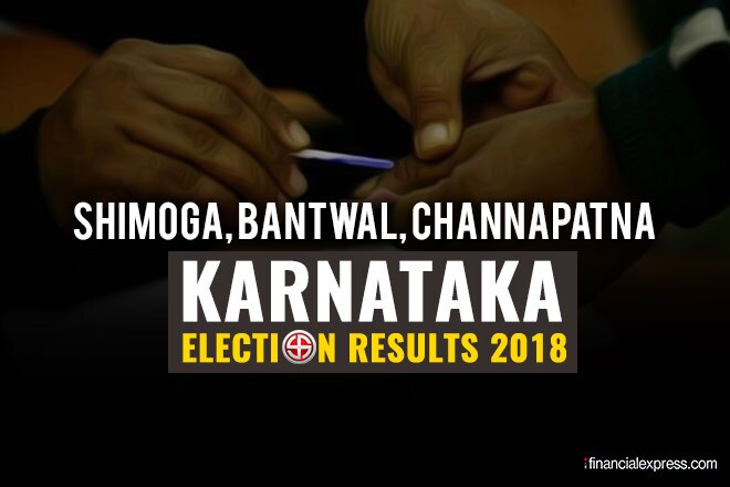 Shimoga, Bantwal, Channapatna election result 2018 (Image: financialexpress.com)