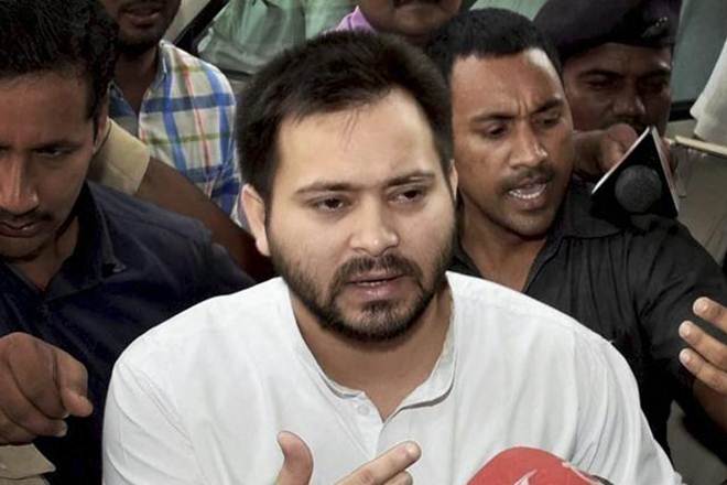 RJD leader Tejashwi Yadav today alleged that Bihar Chief Minister Nitish Kumar had capitulated before the BJP-RSS combine and was no longer able to rein in those involved in communal incidents. RJD leader Tejashwi Yadav today alleged that Bihar Chief Minister Nitish Kumar had capitulated before the BJP-RSS combine and was no longer able to rein in those involved in communal incidents.