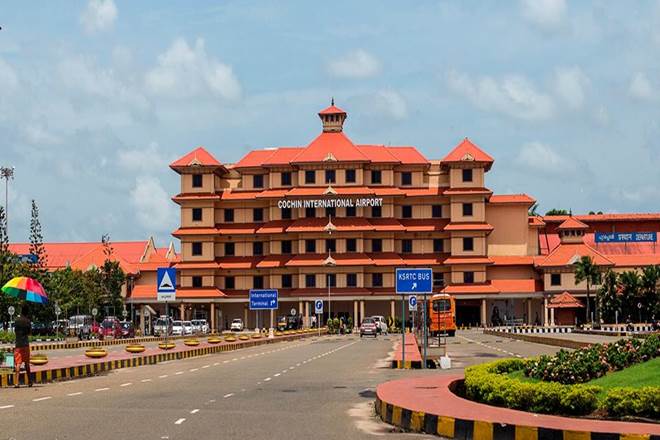 Kochi airport, Pinarayi Vijayan, Kochi international airport, Thiruvananthapuram, Ernakulam District, Poonthura, cargo terminal building in kochi