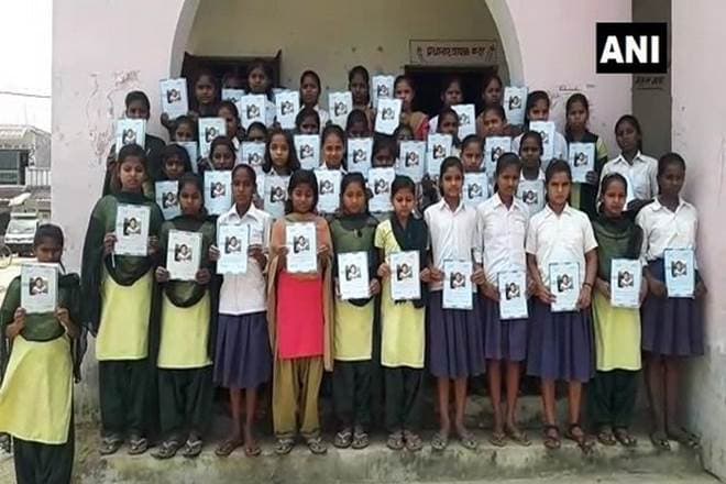 Nitish Kumar, Pakistani girl photo in bihar booklet, brand ambassador of bihar, Swachh Jamui Swasth Jamui, Beti Bachao Beti Padhao, Jamui district