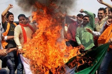 Anti-Pakistan protest held in Jammu (PTI)