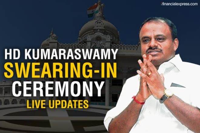 hd kumaraswamy swearing in hd kumaraswamy swearing in