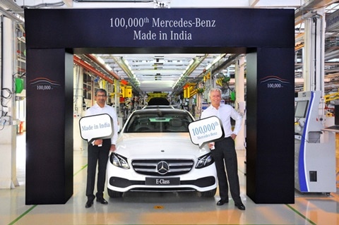Mercedes-Benz marks production of 100,000th car ‘Made in India, for India’