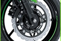Petal disc brakes with ABS