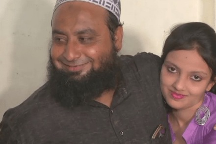 GSEB SSC exams: Aafreen Shaikh scored 98.31 percentile. (ANI) GSEB SSC exams: Aafreen Shaikh scored 98.31 percentile. (ANI)