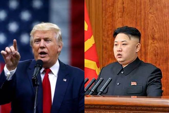 US president Donald Trump warns North Korea’s Kim Jong Un against any ...