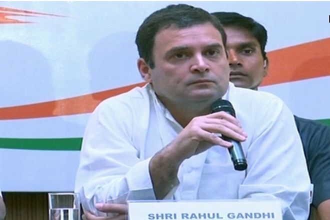 Congress president Rahul Gandhi. (Image: ANI) Congress president Rahul Gandhi. (Image: ANI)