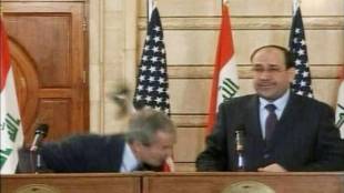 Muntadhar al Zaidi, iraqi journalist who threw shoe on bush, George W Bush, Narendra Modi, Baghdad, US invasion