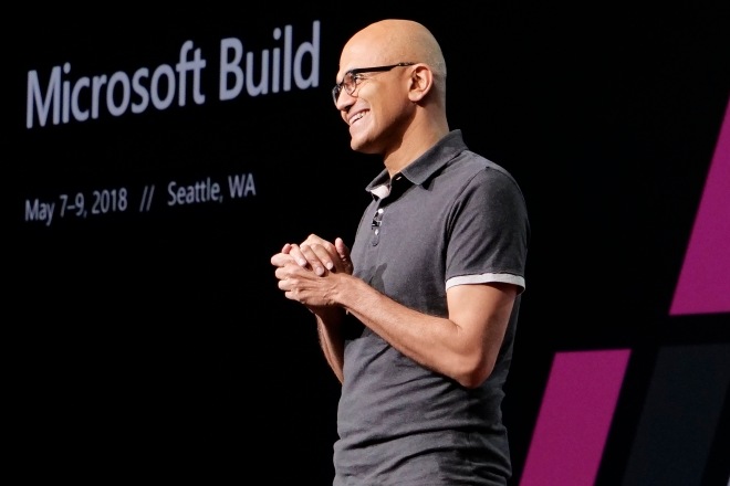 satya nadella, microsoft, microsoft build 2018