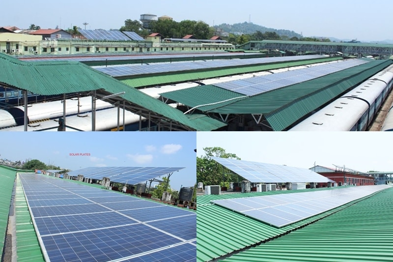 Guwahati railway station runs on solar power