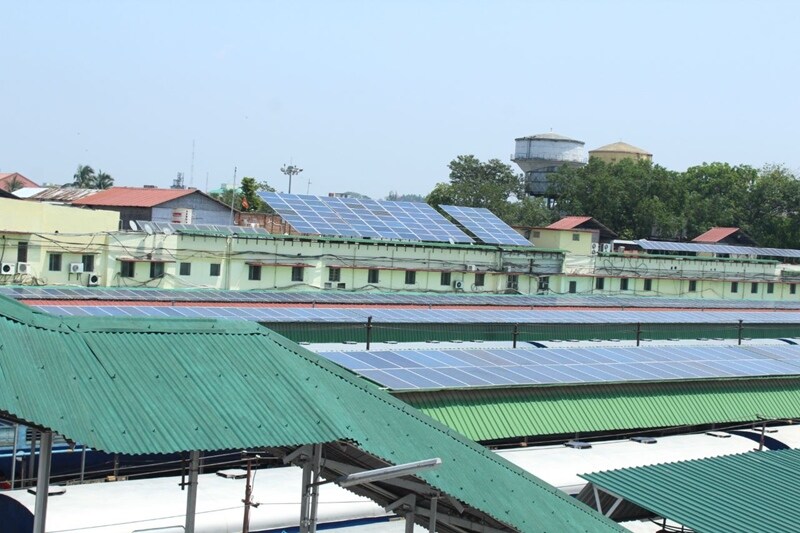 Guwahati railway station runs on solar power