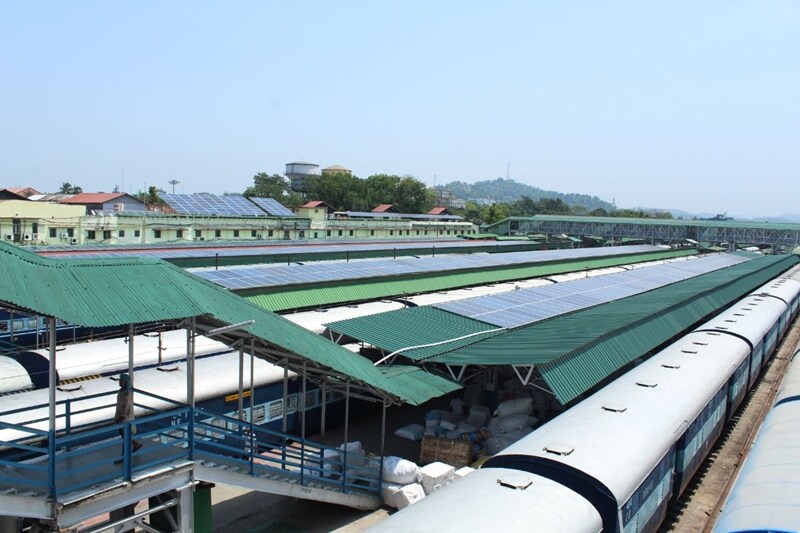 Guwahati railway station runs on solar power