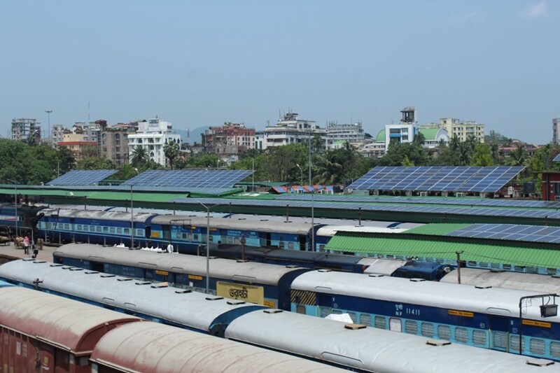 Guwahati railway station runs on solar power