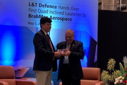 Sudhir Mishra at the BrahMos Quad launcher event Sudhir Mishra at the BrahMos Quad launcher event