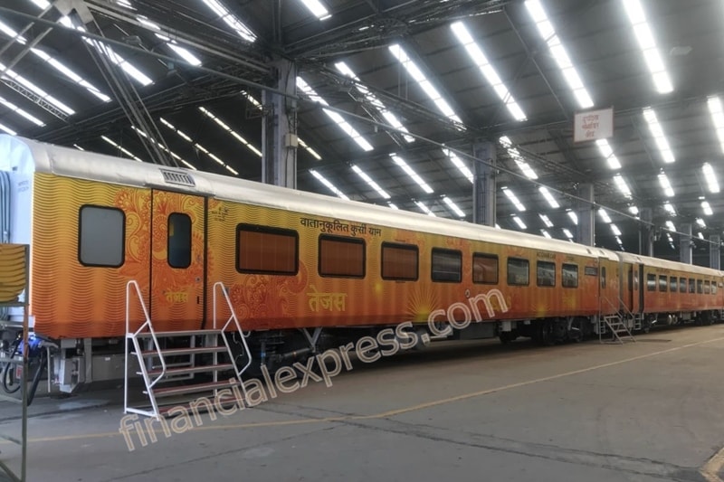 Tejas Express semi-high speed train has been upgraded
